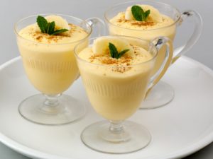 Bannana Custard pudding