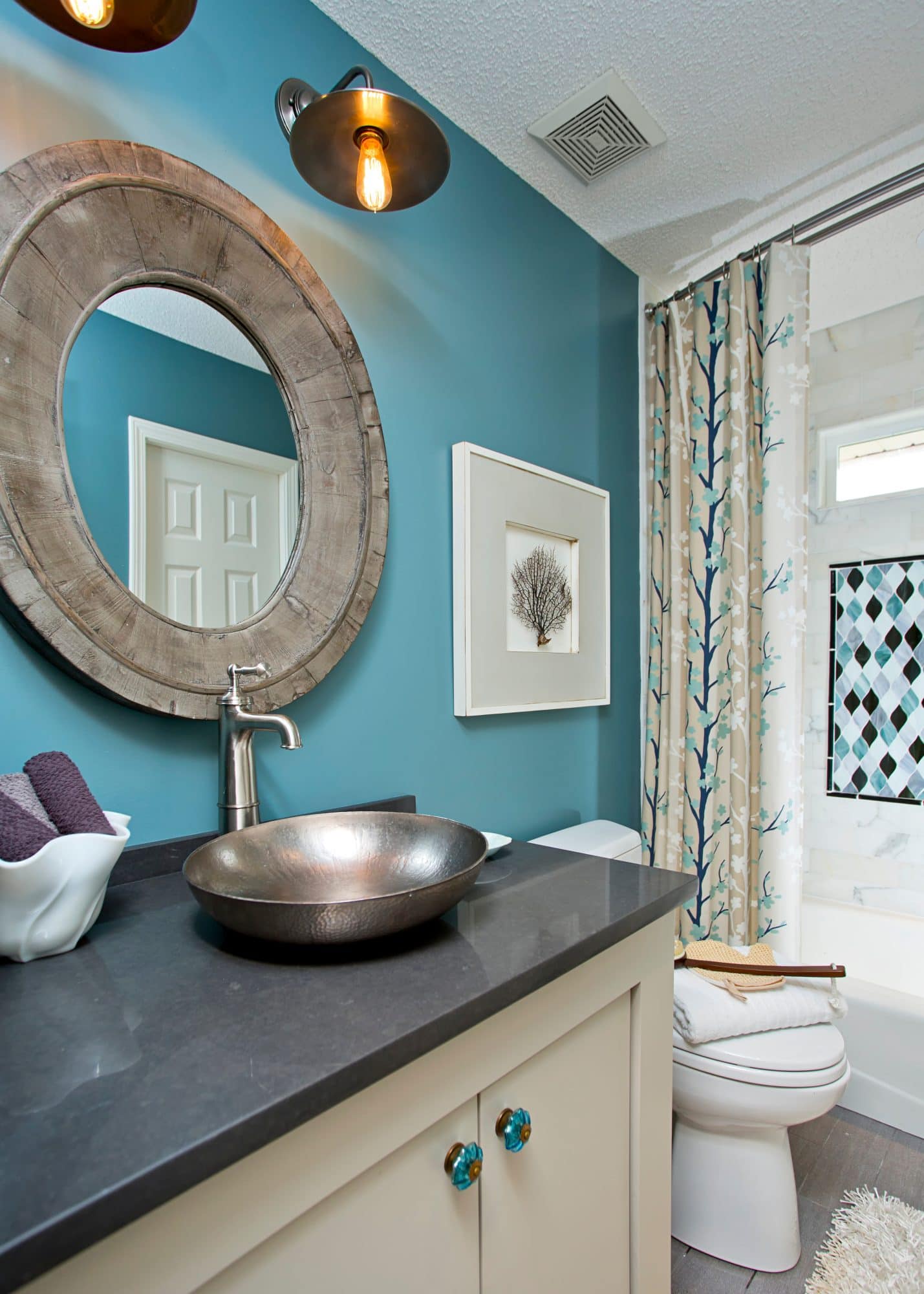 bathroom, woodbine springs, home remodel, highly recommended interior designer, 10 year relationship with client