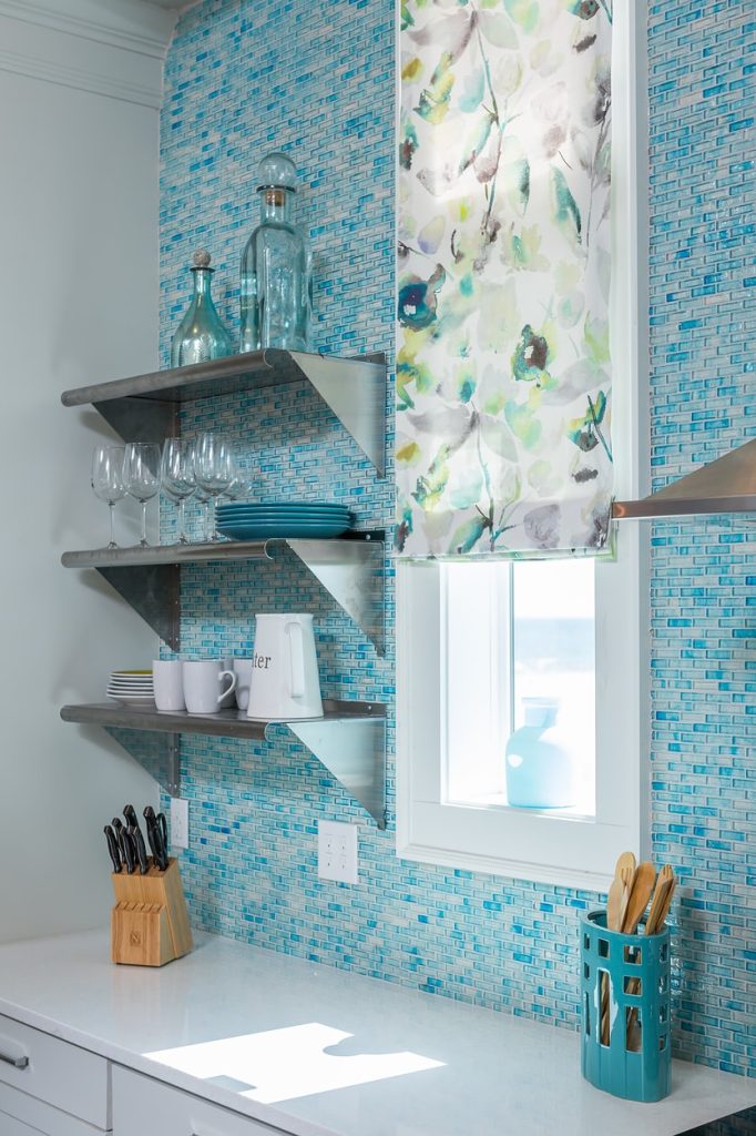 blue tile wall blue tile wall