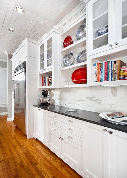 classic kitchen remodel, white kitchen, modern touches, cambria quartz