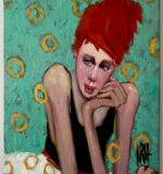 Artwork - Original 24 x 18 Painting on Canvas nancy rhodes harper