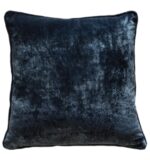 blue velvet pillow