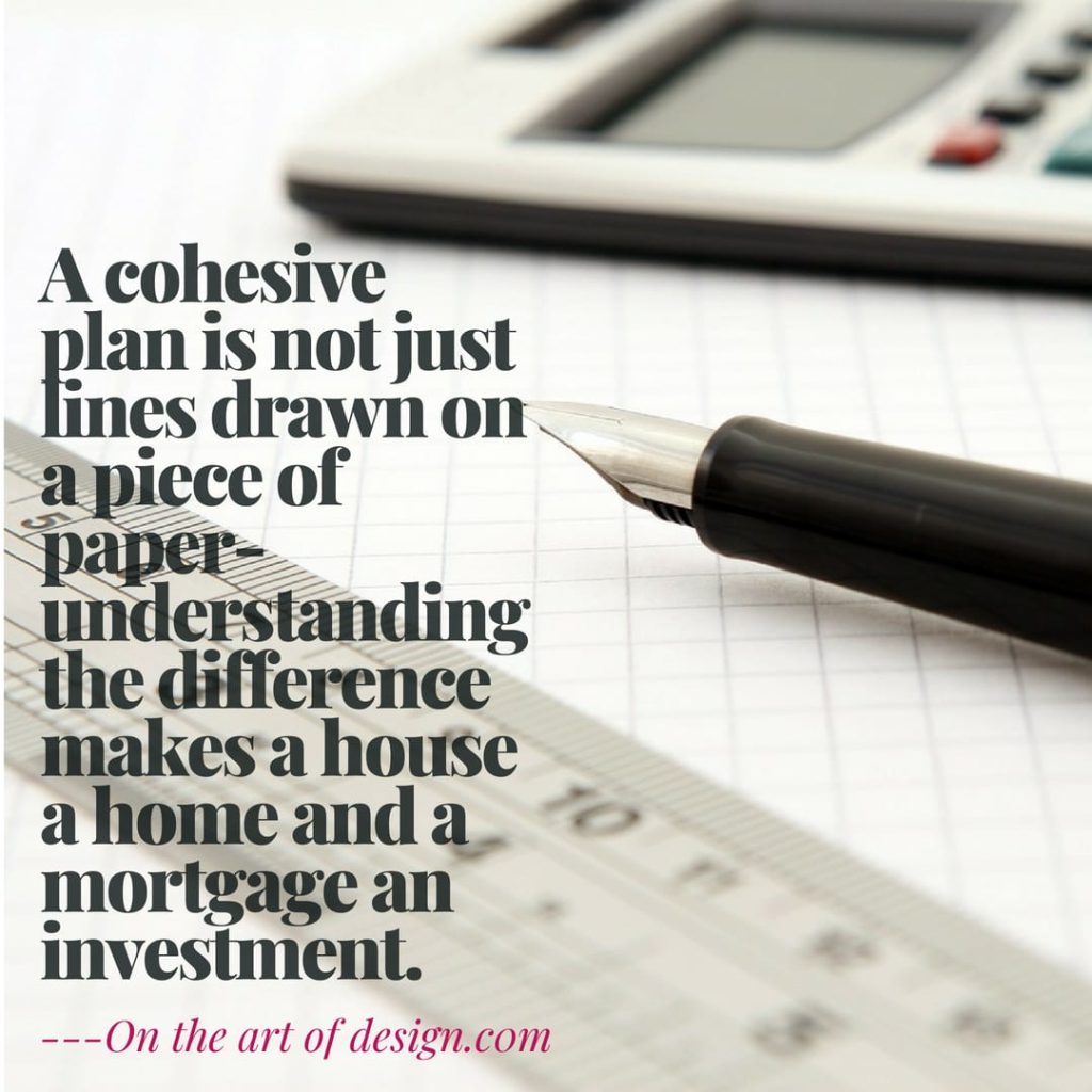 quote on architectural plans and why important