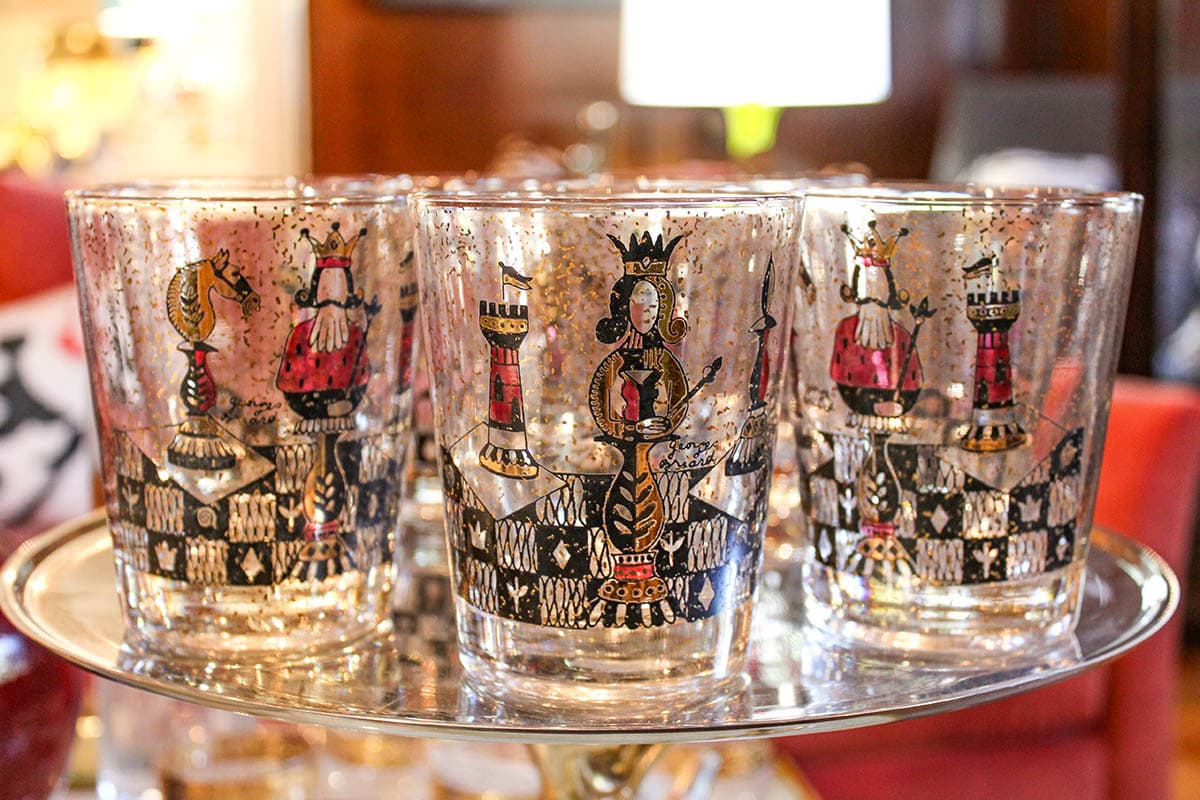 Bardot Vintage studded Wine Glasses - Lollygag