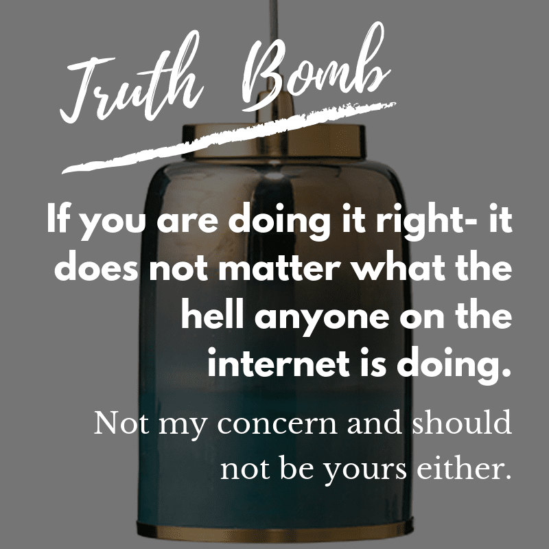 if doing it right