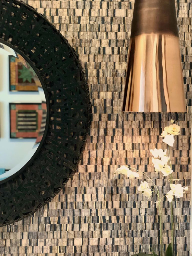 How to Work With a Remote Interior Designer Outside Your Immediate Area 13 wallpaper and copper light