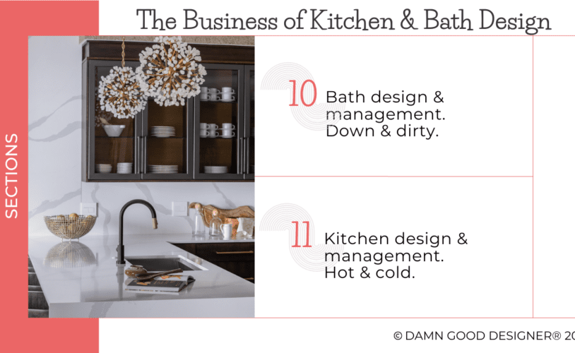 Kitchen and Bath Business coaching for interior designers