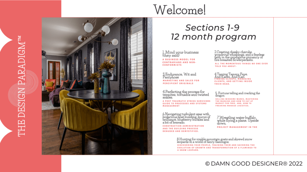 Business coaching for interior designers 