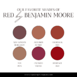 our six favorite shades of red paint by benjamin moore